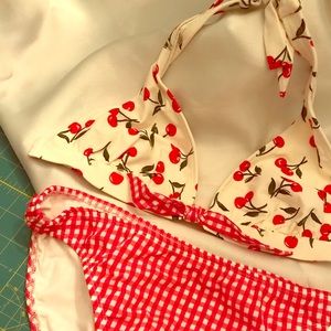 Shoshanna NWT cherry bikini